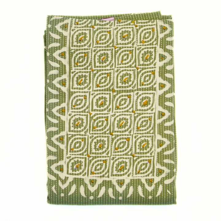 Cotton salwar sets with yoke work.