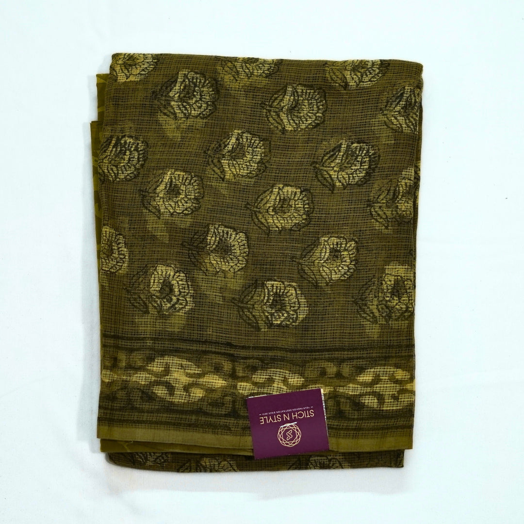 Kotta cotton salwar top with kotta cotton dhupatta, full print.