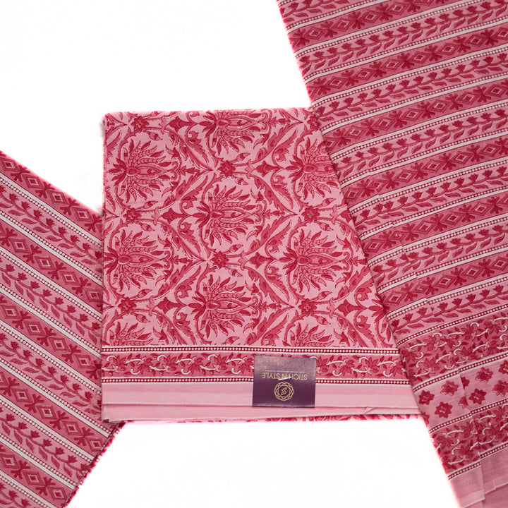 Regular full cotton salwar set with all over printed.