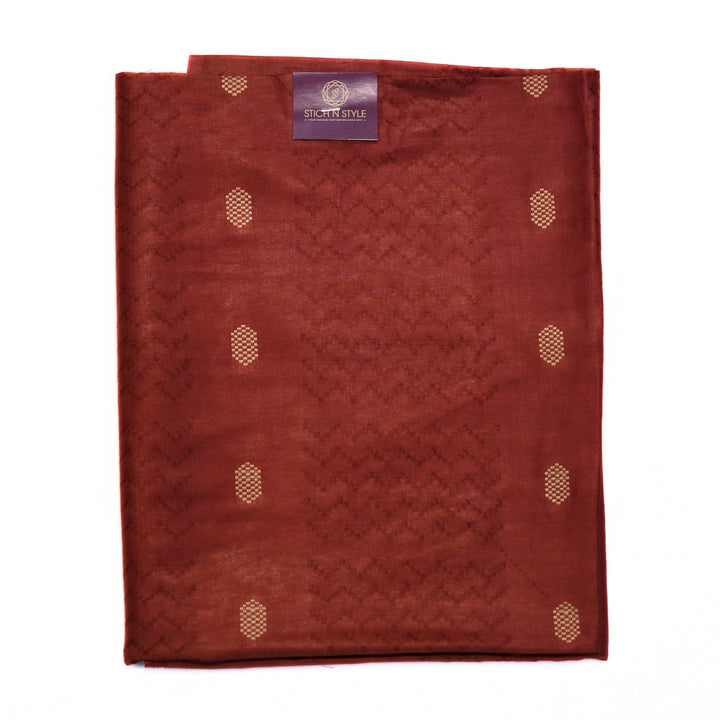 Jute silk salwar with weaving design and butta all over.