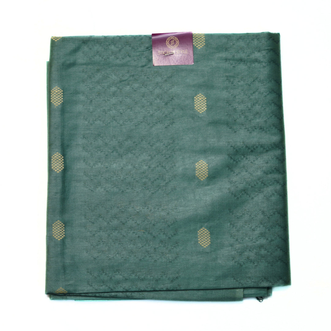 Jute silk salwar with weaving design and butta all over.