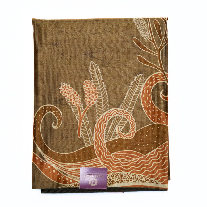 Digital printed tussar salwar and dhupatta.